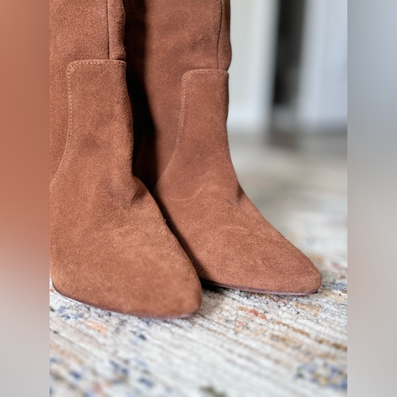 Botkier New York Suede brown ankle high boots - Picture 4 of 4